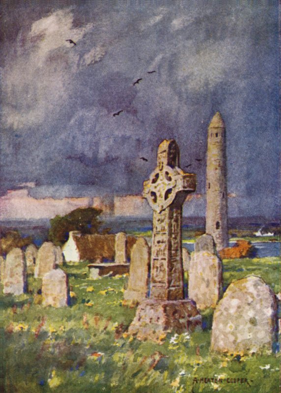 Clonmacnoise ، مقاطعة روسكومون بواسطة ألفريد هيتون كوبر