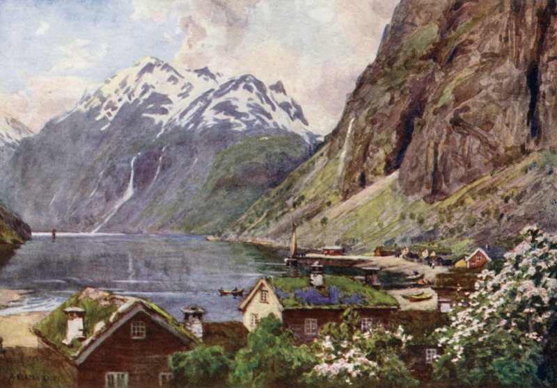 مضيق Geiranger بواسطة ألفريد هيتون كوبر
