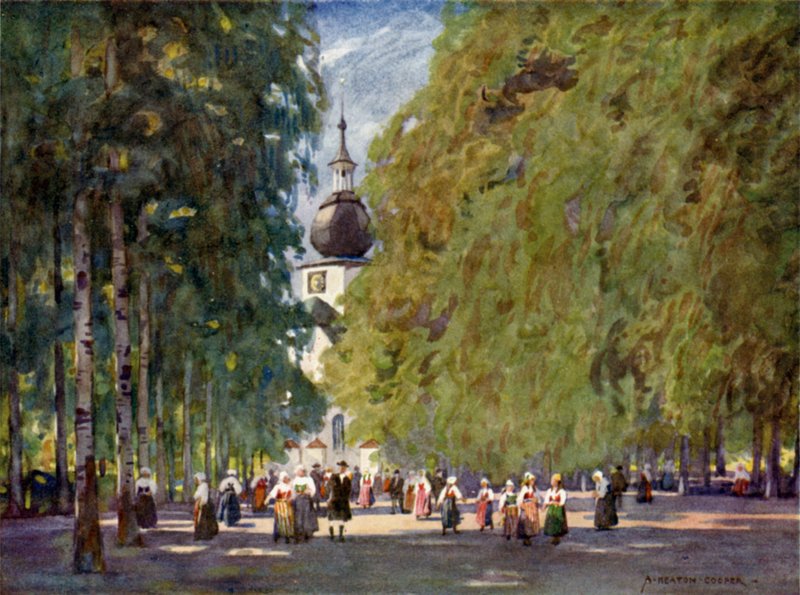 كنيسة Leksand بواسطة ألفريد هيتون كوبر