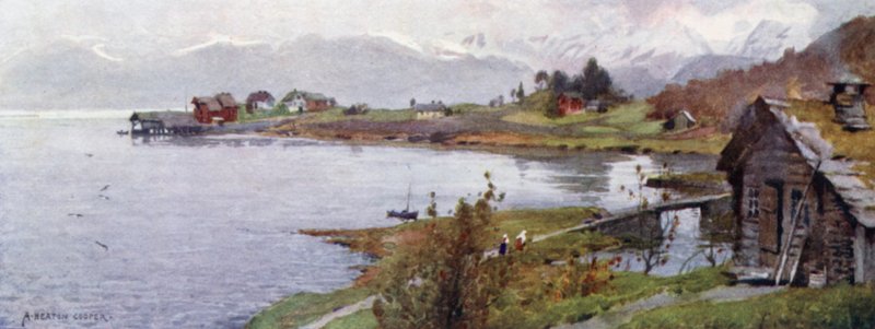 في حين أن العملية ، Hardanger Fjord بواسطة ألفريد هيتون كوبر