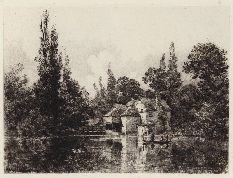 Iffley Mill بواسطة ألفريد لويس برونيت ديباينز