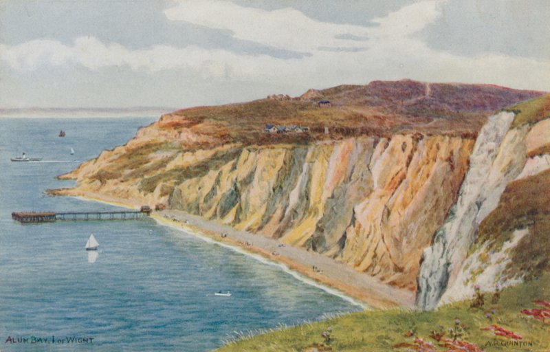 Alum Bay ، أنا من وايت بواسطة ألفريد روبرت كوينتون