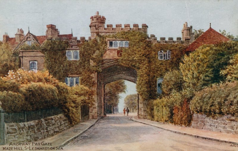 بوابة الدفع Archway ، Maze Hill ، St Leonards-on-Sea بواسطة ألفريد روبرت كوينتون