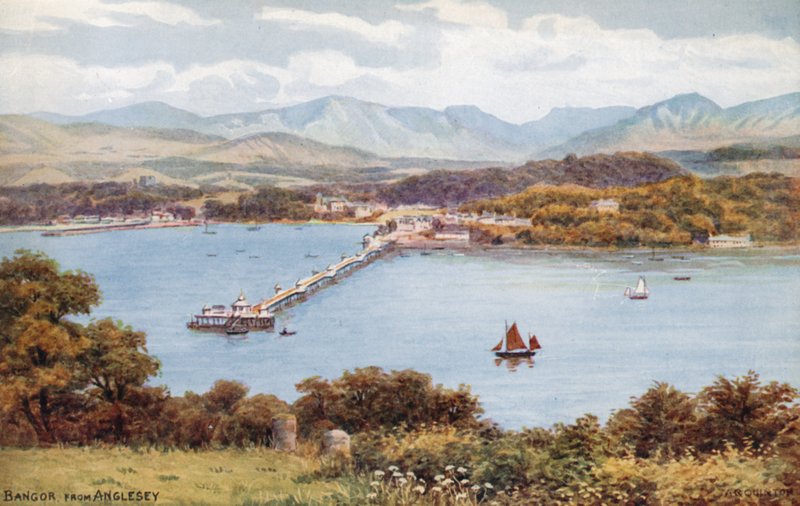 بانجور ، من Anglesey بواسطة ألفريد روبرت كوينتون
