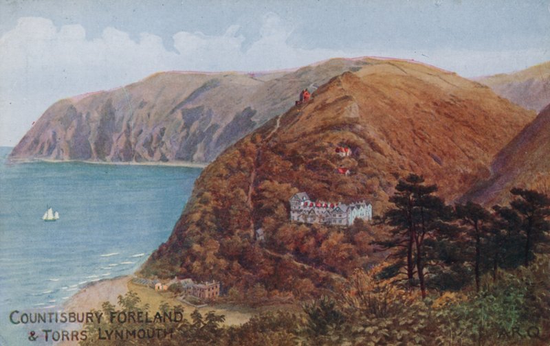 Countisbury Foreland and Torrs، Lynmouth، Devon بواسطة ألفريد روبرت كوينتون