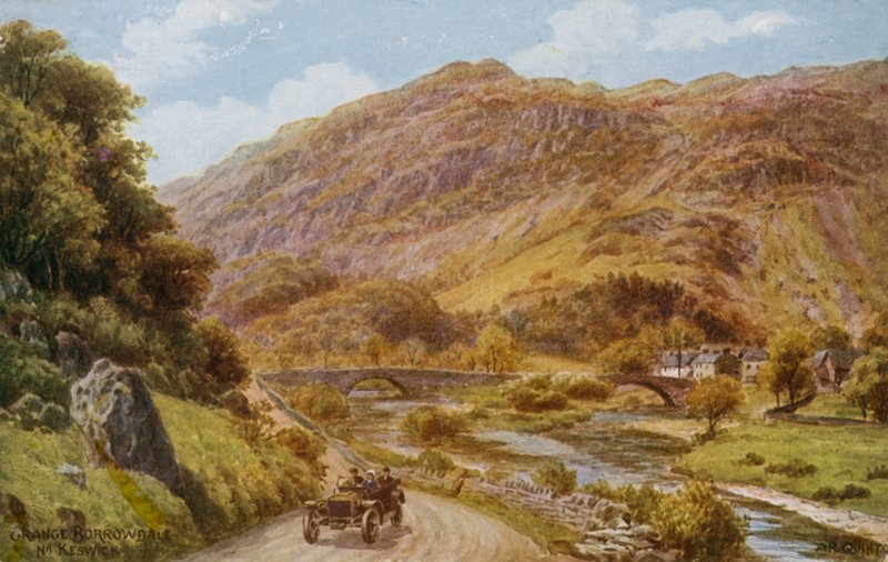 Grange Borrowdale قرب كيسويك بواسطة ألفريد روبرت كوينتون