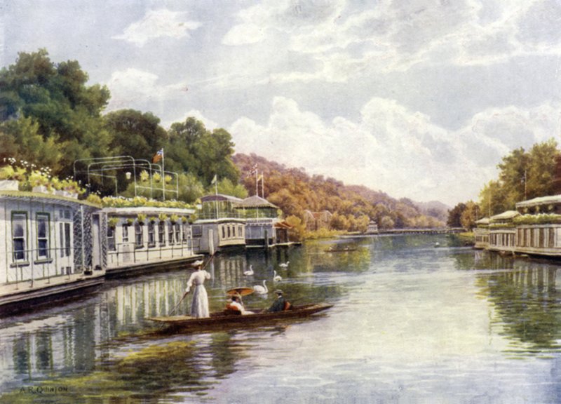 المراكب على Henley Backwater بواسطة ألفريد روبرت كوينتون