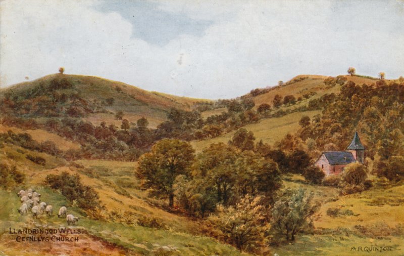 Llandrindod Wells ، كنيسة Cefnllys بواسطة ألفريد روبرت كوينتون