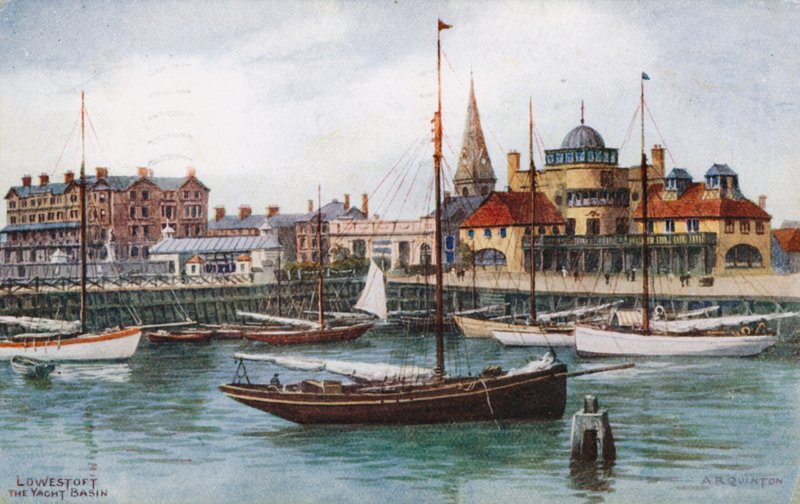 Lowestoft ، حوض اليخوت بواسطة ألفريد روبرت كوينتون