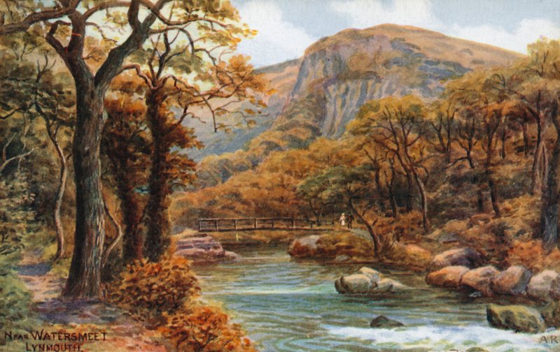بالقرب من Watersmeet ، لينماوث بواسطة ألفريد روبرت كوينتون