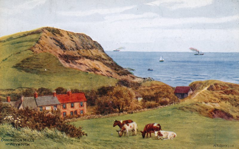 Osmington Mills ، Nr Weymouth بواسطة ألفريد روبرت كوينتون