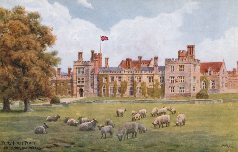Penshurst Place ، بالقرب من Tunbridge Wells بواسطة ألفريد روبرت كوينتون