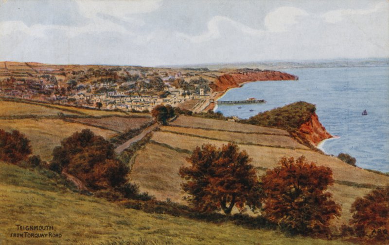 Teignmouth ، من طريق Torquay بواسطة ألفريد روبرت كوينتون