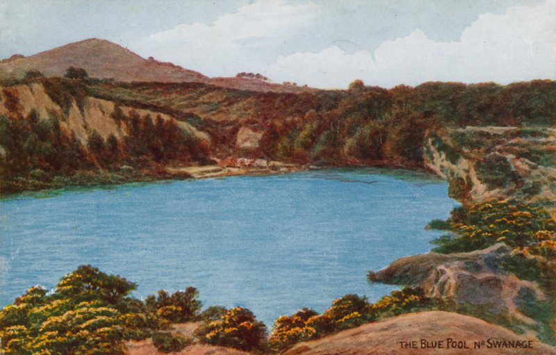 The Blue Pool ، Nr Swanage بواسطة ألفريد روبرت كوينتون