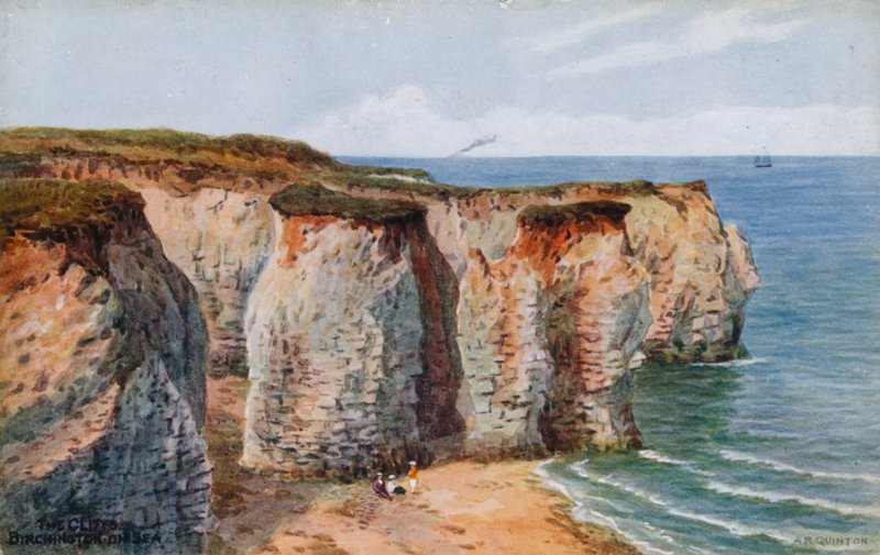 المنحدرات ، Birchington على البحر بواسطة ألفريد روبرت كوينتون