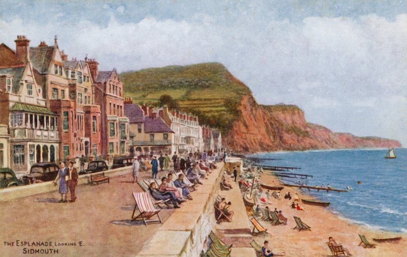 The Esplanade، looking E، Sidmouth بواسطة ألفريد روبرت كوينتون