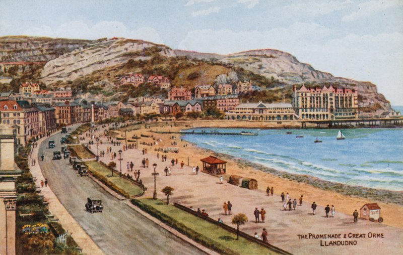 The Promenade and Great Orme، Llandudno بواسطة ألفريد روبرت كوينتون