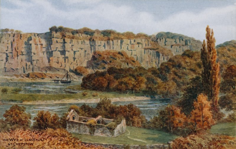The Wye at Llancault، Nr Chepstow بواسطة ألفريد روبرت كوينتون