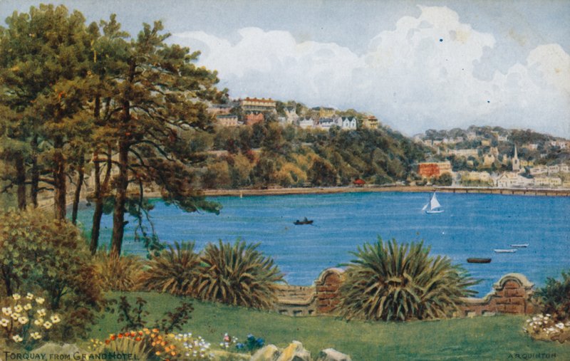 Torquay من Gf و Hotel بواسطة ألفريد روبرت كوينتون