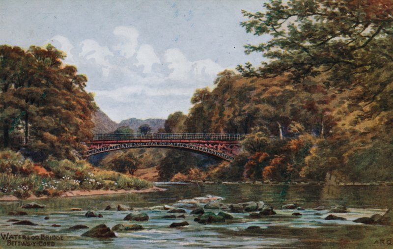 جسر واترلو ، Bettws-y-Coed بواسطة ألفريد روبرت كوينتون