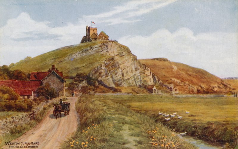 ويستون سوبر مير ، Uphill Old Church بواسطة ألفريد روبرت كوينتون
