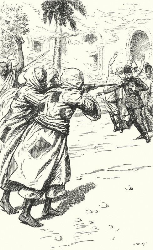 مقتل الجنرال تشارلز جورج جوردون على يد المهديين ، الخرطوم ، السودان ، 1885 بواسطة مطاحن ألفريد واليس