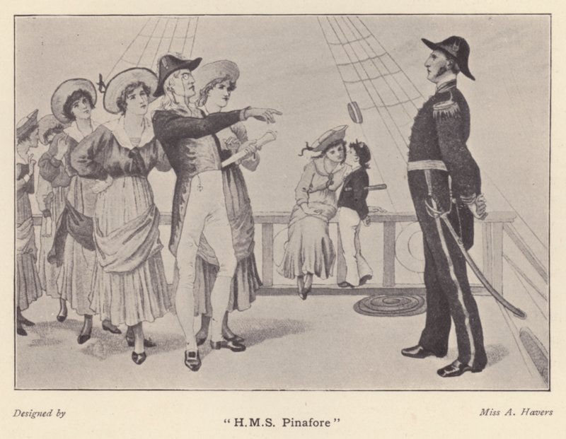 "HMS Pinafore" (litho) بواسطة أليس هافرز