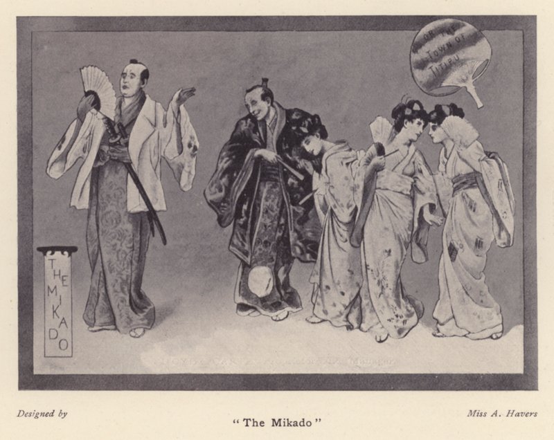 "The Mikado" (litho) بواسطة أليس هافرز