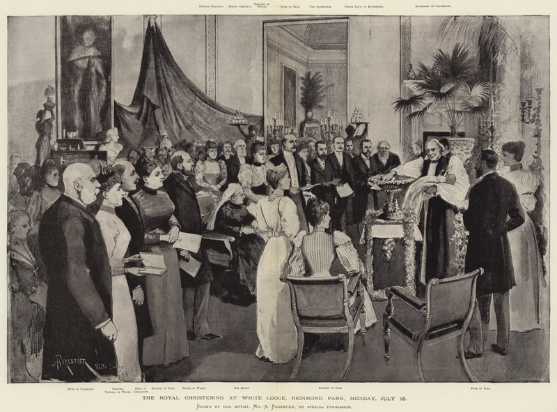 The Royal Christening at White Lodge ، ريتشموند بارك ، الاثنين ، 16 يوليو بواسطة أميدي فوريستير