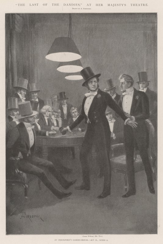 The Last of the Dandies ، في مسرح صاحبة الجلالة بواسطة أميدي فوريستير