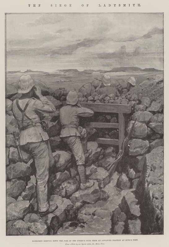 حصار Ladysmith litho بواسطة أميدي فوريستير