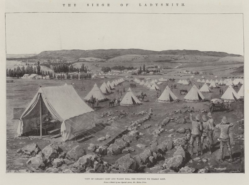 حصار Ladysmith litho بواسطة أميدي فوريستير