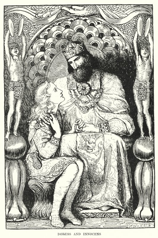 Doress and Innocens (نقش) بواسطة أميليا م. (attr.to) باورلي أو باورلي