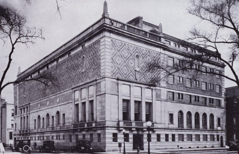 شيكاغو: The Racquet Club (b / w photo) بواسطة المصور الأمريكي (بعد)