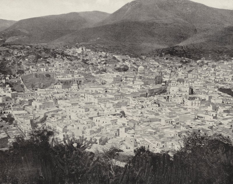 غواناخواتو ، المكسيك (صورة b / w) بواسطة المصور الأمريكي (بعد)