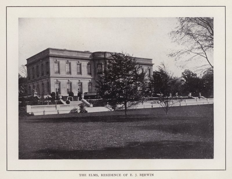 نيوبورت ، رود آيلاند: The Elms ، Residence of EJ Berwin (b / w photo) بواسطة المصور الأمريكي (بعد)