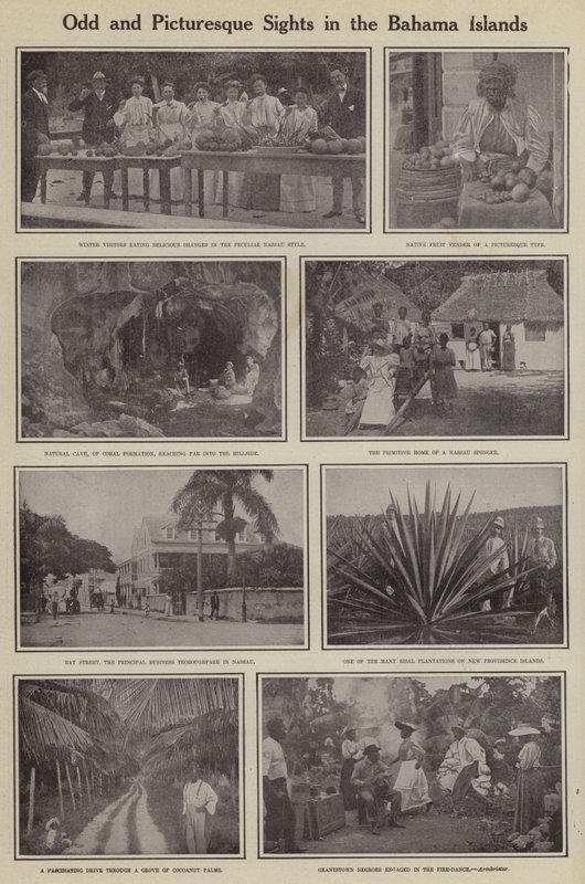 مشاهد غريبة وخلابة في جزر الباهاما (b / w photo) بواسطة المصور الأمريكي (بعد)