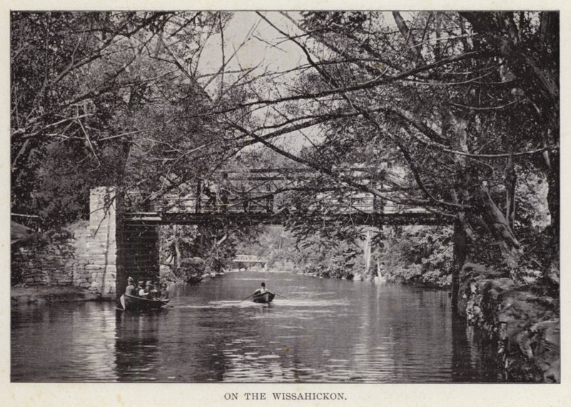 فيلادلفيا: في Wissahickon (صورة b / w) بواسطة المصور الأمريكي (بعد)