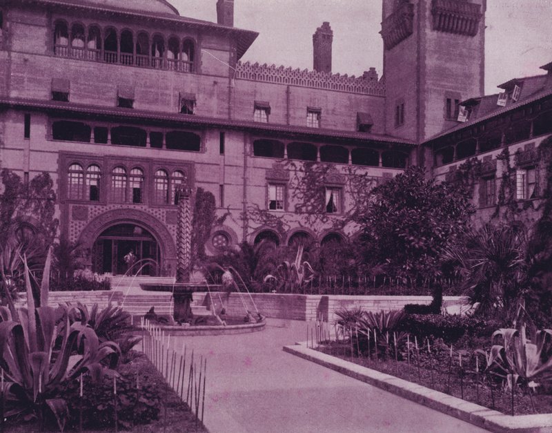 فندق بونس دي ليون ، سانت أوغسطين ، فلوريدا (b / w photo) بواسطة المصور الأمريكي (بعد)