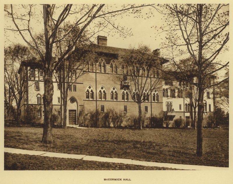 جامعة برينستون: قاعة ماكورميك (صورة b / w) بواسطة المصور الأمريكي (بعد)