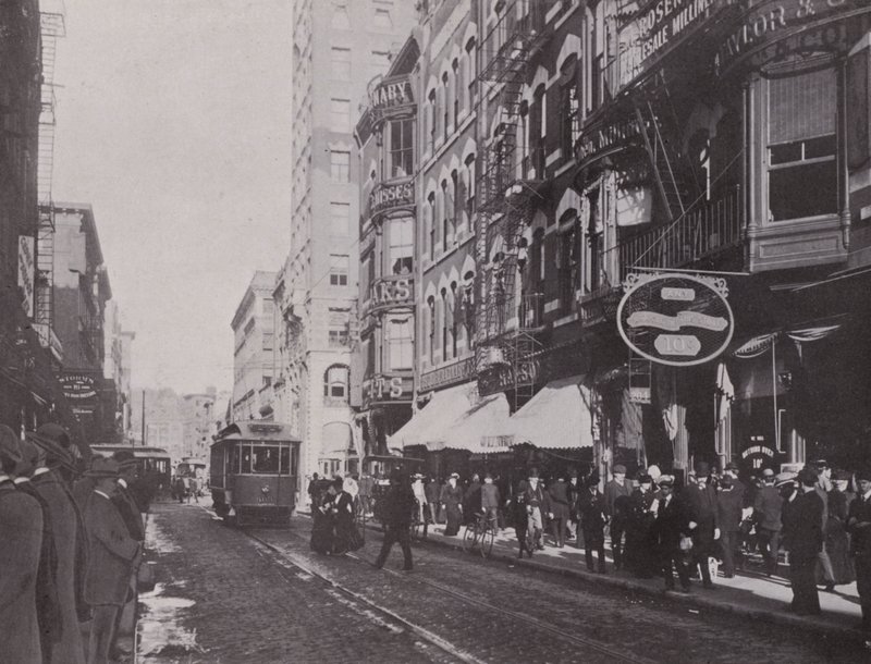 بروفيدنس ، رود آيلاند: Westminster Street (b / w photo) بواسطة المصور الأمريكي (بعد)