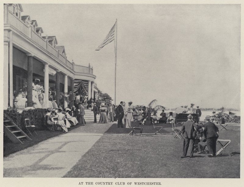 في ال Country Club of Westchester (صورة b / w) بواسطة مصور أمريكي