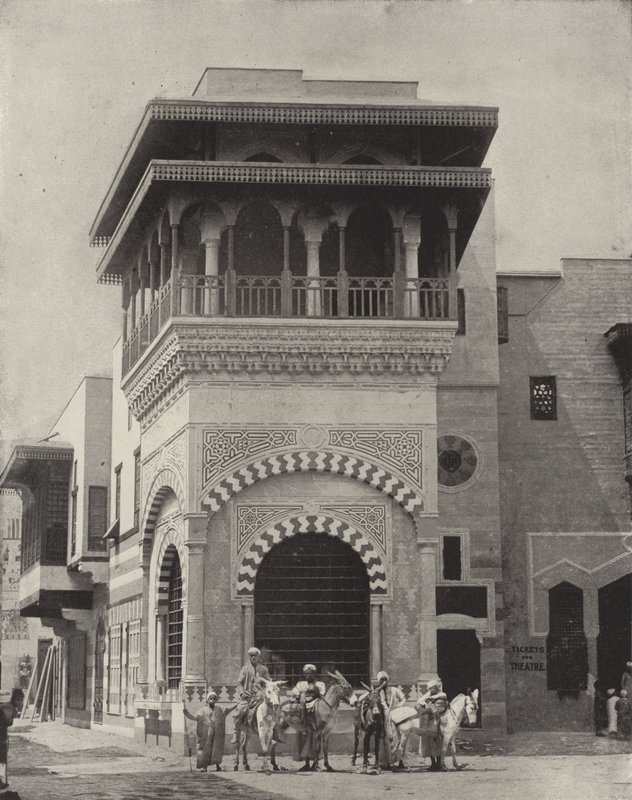 حمار بنين في شارع القاهرة بواسطة مصور أمريكي