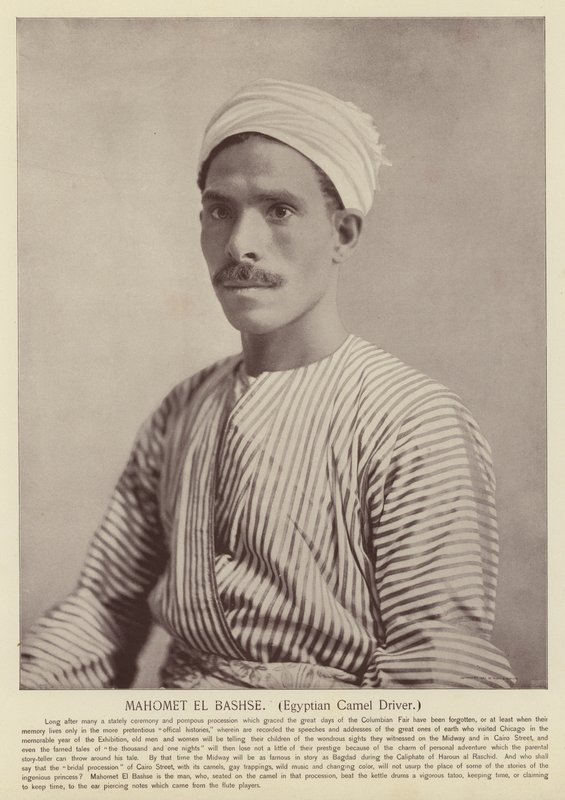 محمد الباشى سائق الجمال المصري بواسطة مصور أمريكي