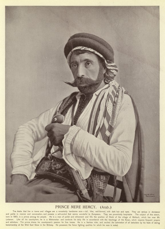 الأمير مير همسي ، عربي بواسطة مصور أمريكي