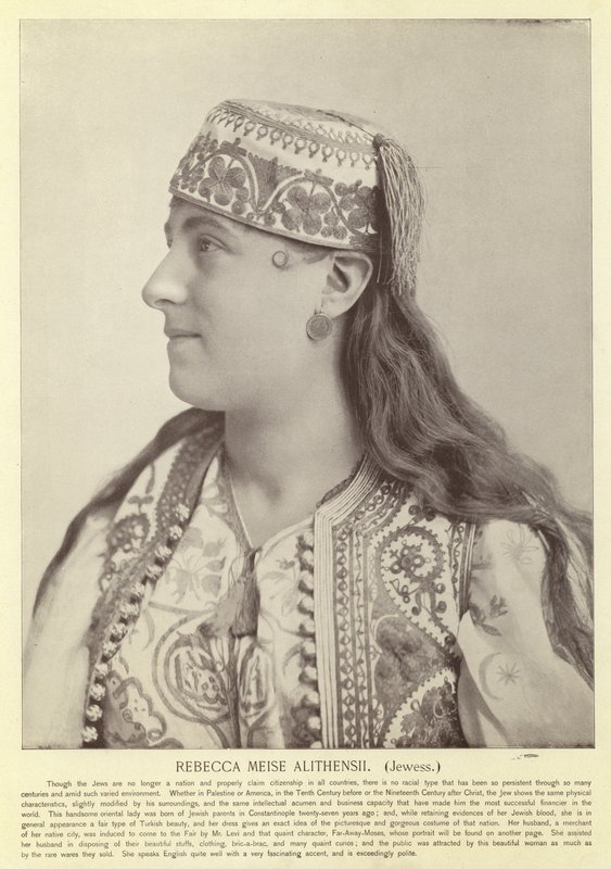 ريبيكا ميز Alithensii ، Jewess بواسطة مصور أمريكي