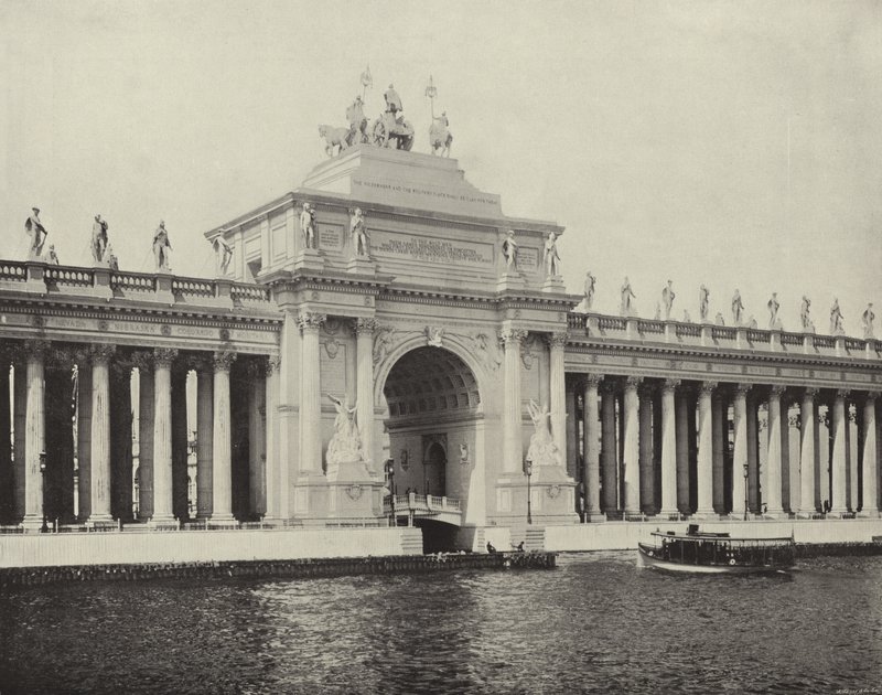 Peristyle من بحيرة ميشيغان بواسطة مصور أمريكي