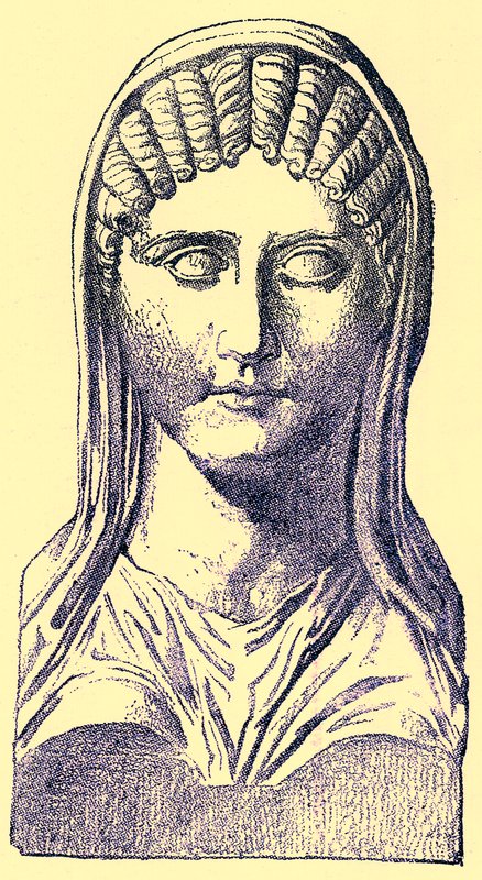 أسباسيا ، رسم توضيحي من تاريخ اليونان بقلم فيكتور دوروي ، نشر عام 1890 (صورة محسنة رقميا) بواسطة المدرسة الأمريكية