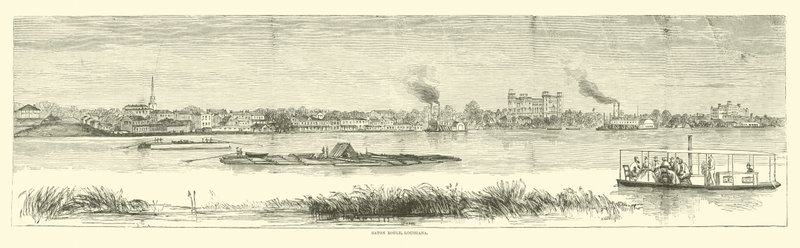 باتون روج ، لويزيانا ، أغسطس 1862 بواسطة المدرسة الأمريكية