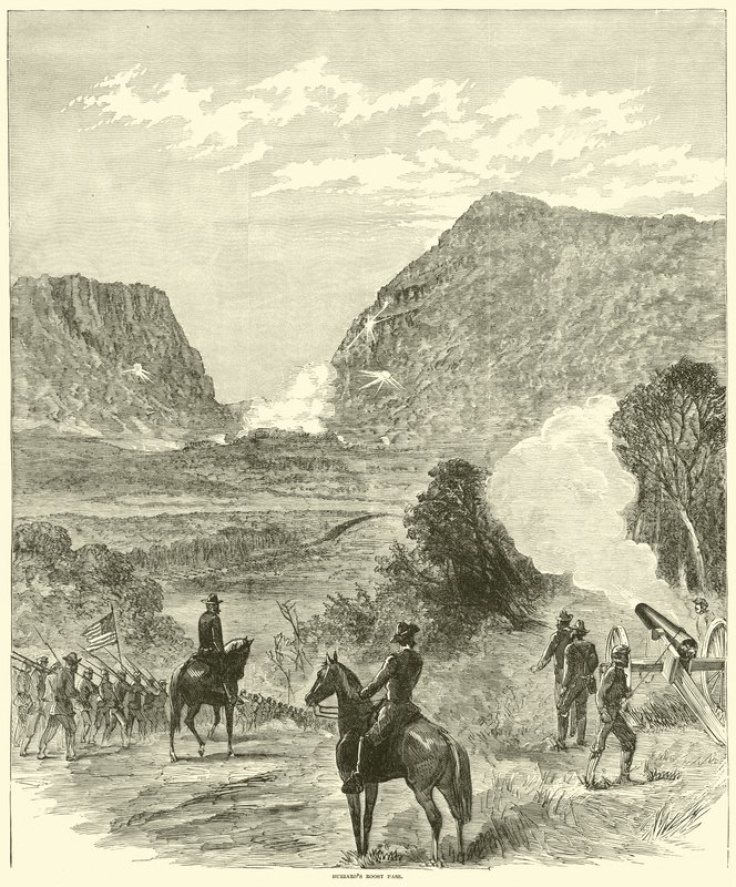 Buzzards Roost Pass ، مايو 1864 بواسطة المدرسة الأمريكية